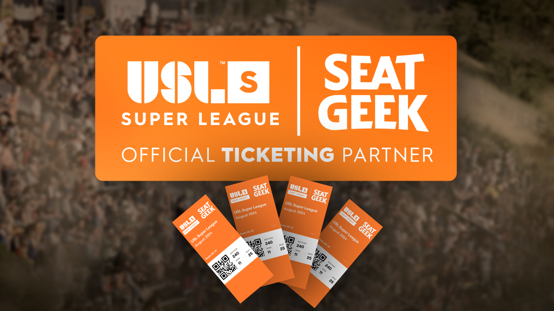 USL Super League Announce SeatGeek as Official Ticketing Partner featured image