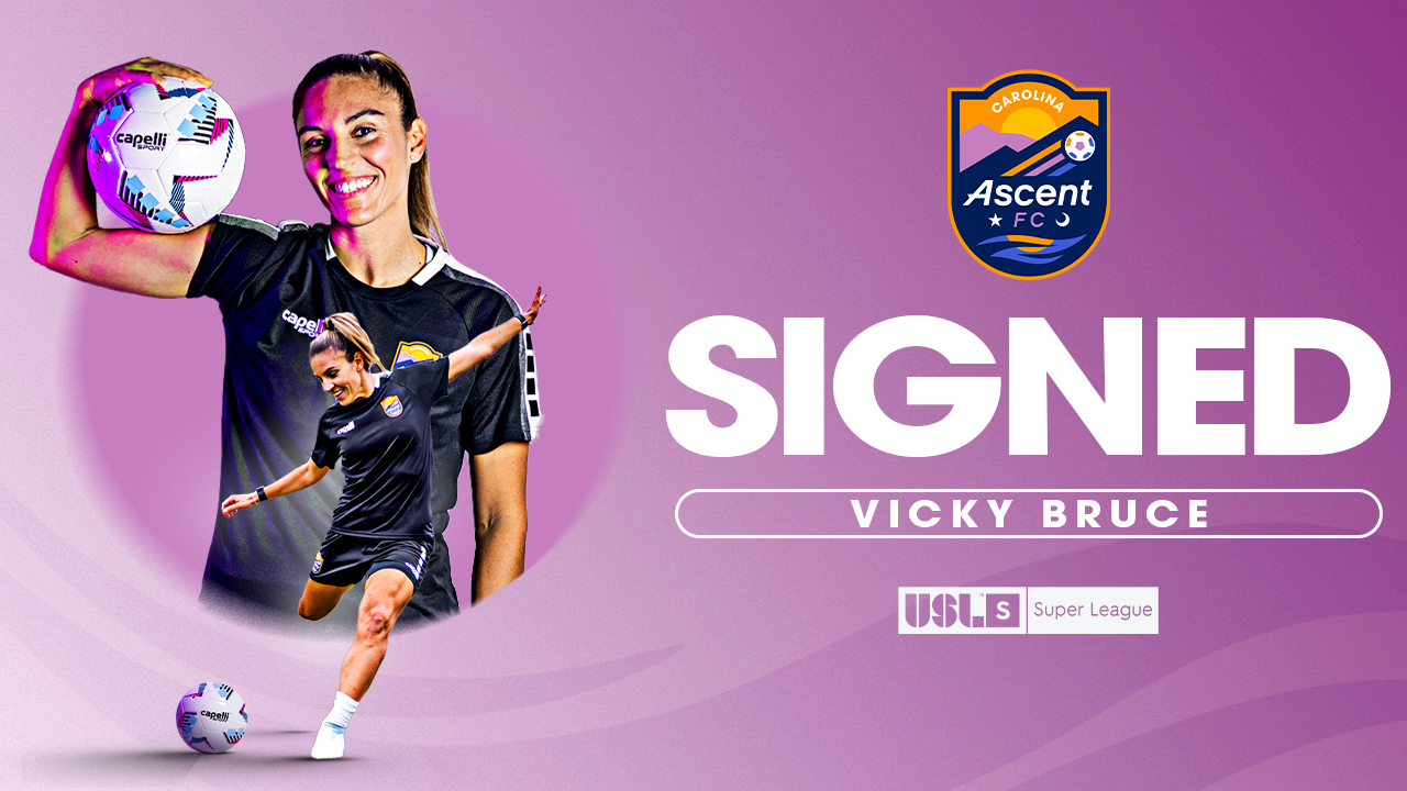 Carolina Native, Vicky Bruce, First to Sign with Carolina Ascent FC featured image