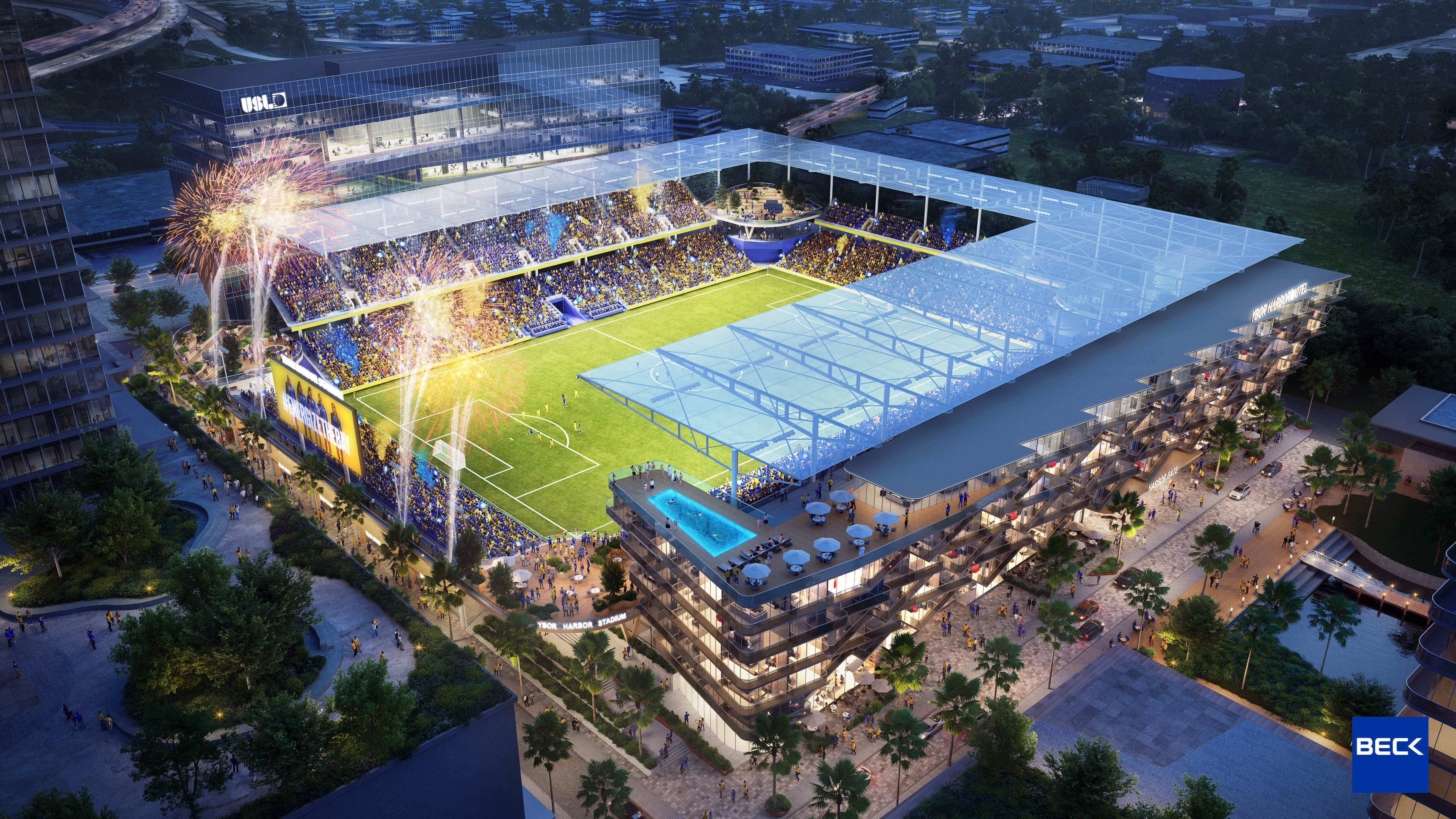 Tampa Bay Sun FC Unveils Vision for New Waterfront Stadium at Ybor Harbor  featured image