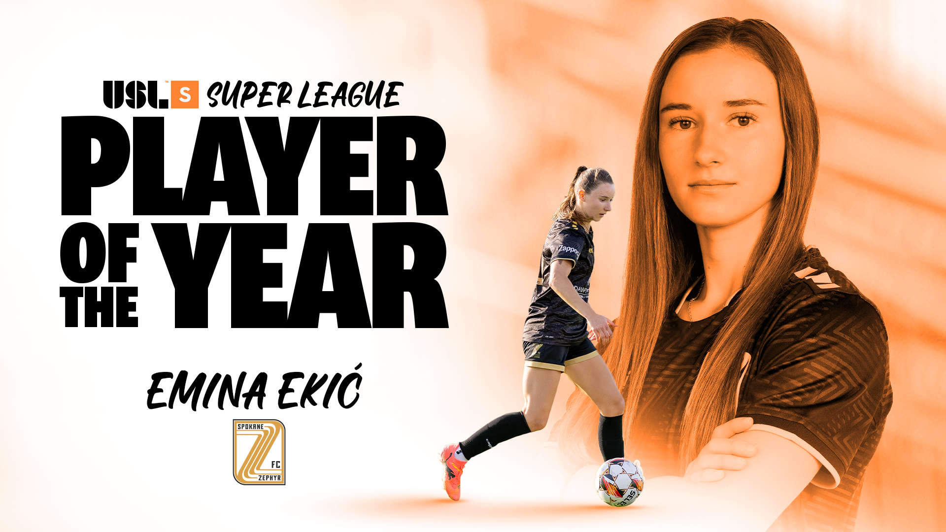 Spokane Zephyr FC’s Emina Ekić voted USL Super League Player of the Year  featured image